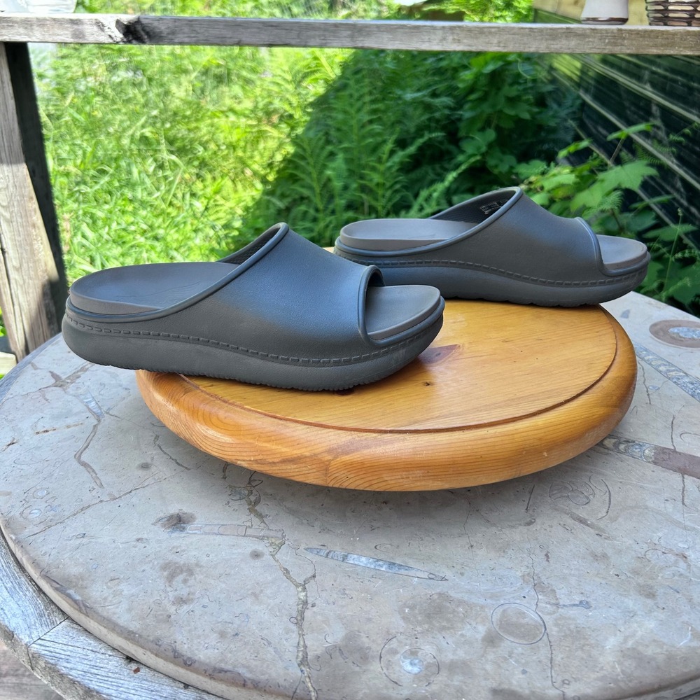 Devyn Recovery Slide Sandals Womens Size 39 Grey Molded EVA Comfort Mules Dansko